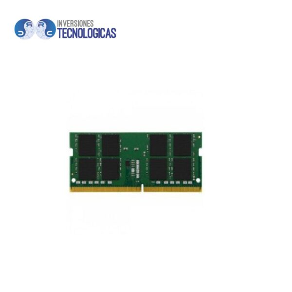 Memoria Ram Sodimm Kingston 8Gb Ddr4 3200Mhz Mod-Kvr32S22S6/8 - Imagen 2