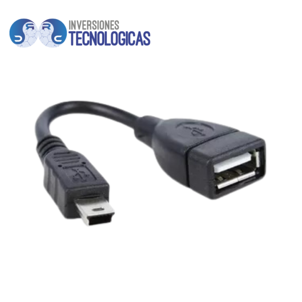 Cable Adaptador Micro Usb A Usb Hembra De 0.3M ( Otg)