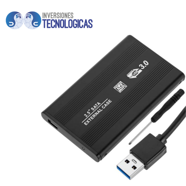 Caja Para Disco Duro 2.5" Usb 3.0 (Metal)