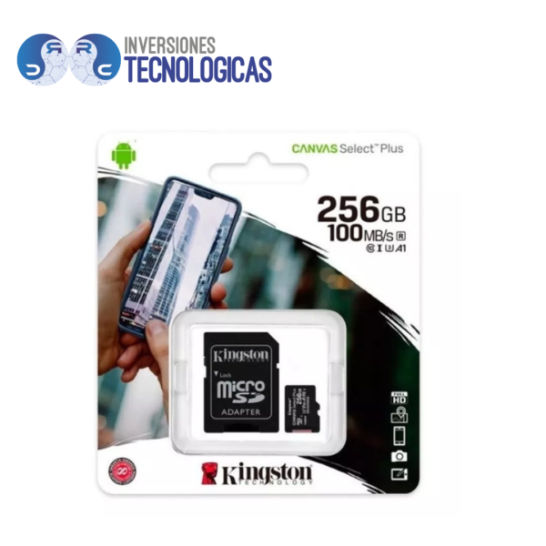 Memoria Micro Sd Kingston 256Gb Modelo-Sdc52/256Gb