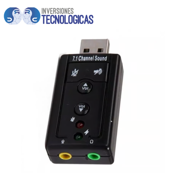 Tarjeta De Sonido USB 7.1 3D