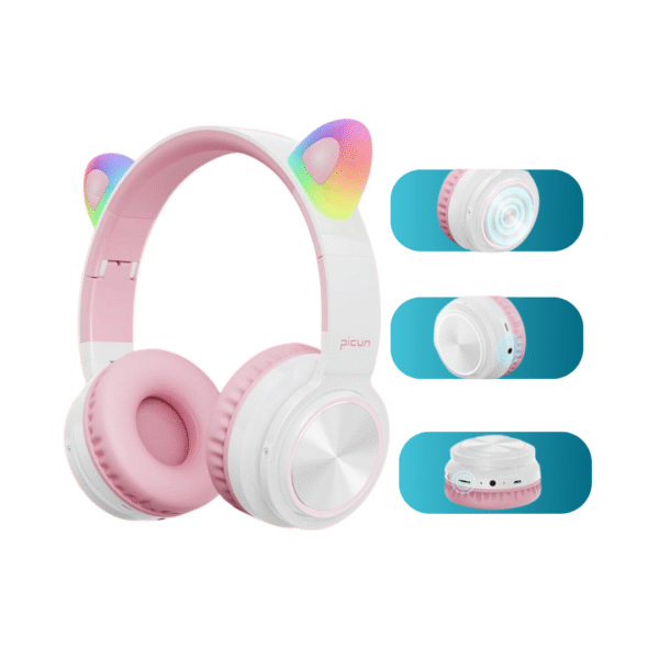 Audífonos Bluetooth Tipo Gato - Imagen 3