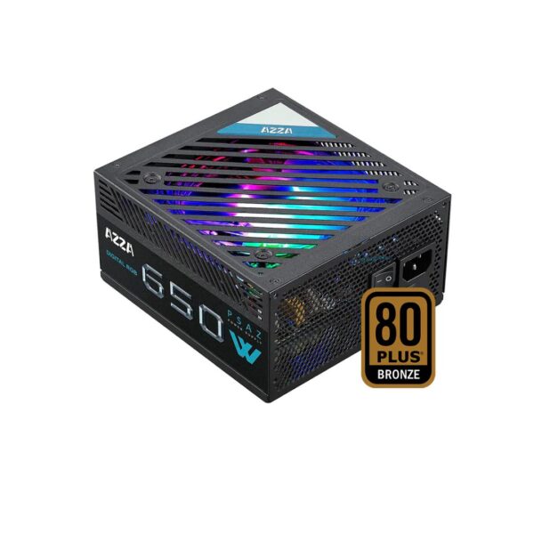 uente de Poder AZZA RGB 650W 80+ Bronze - Imagen 2
