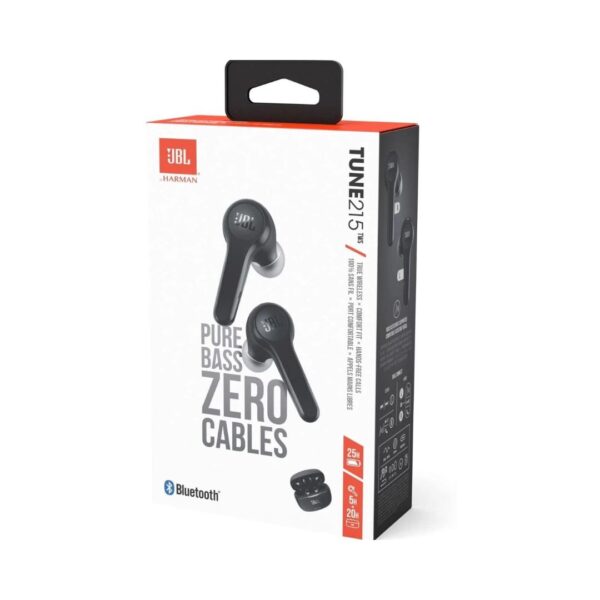 Audífonos JBL Tune 215 TWS Bluetooth 100% Original Modelo: JBLT215TWSBLKAM - Imagen 4