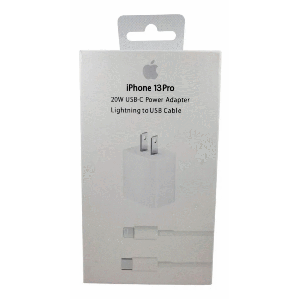 Cargador iphene 13 pro max 20W USB-C TO LIGHTNING MOD-MU7U2LL/A