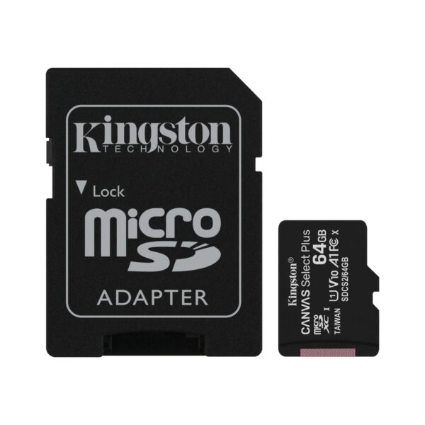 MEMORIA MICRO SD KINGSTON 64GB SDXC A1 - Imagen 3